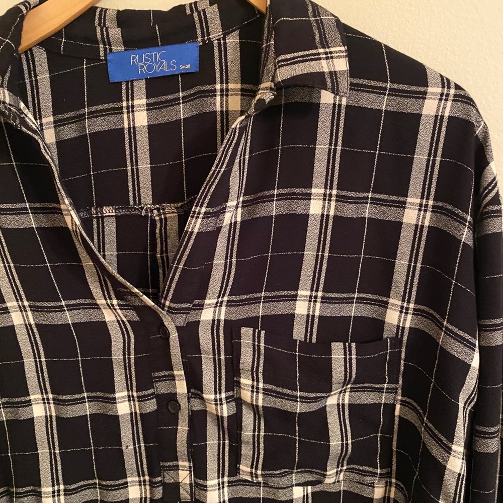 Plaid dress shirt